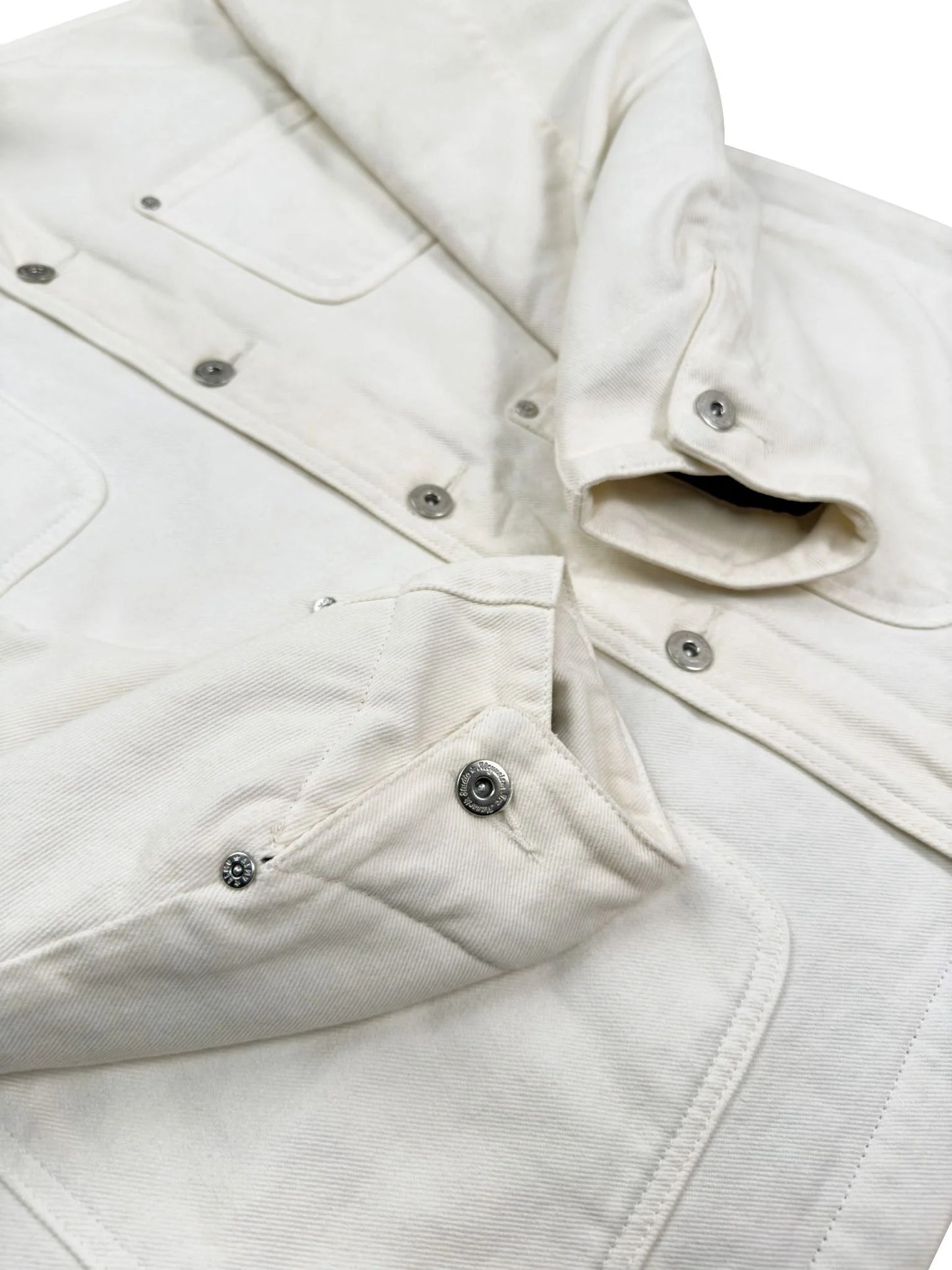 MAVERIK ALMV Denim Work Jacket ( White )