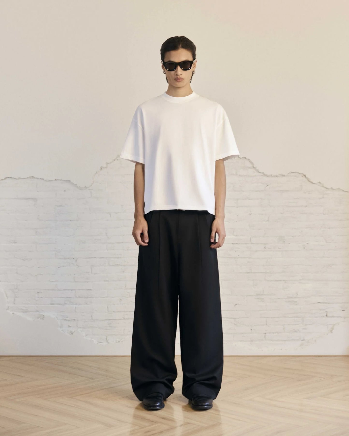 MAVERIK Blank Cotton T-Shirts ( White )