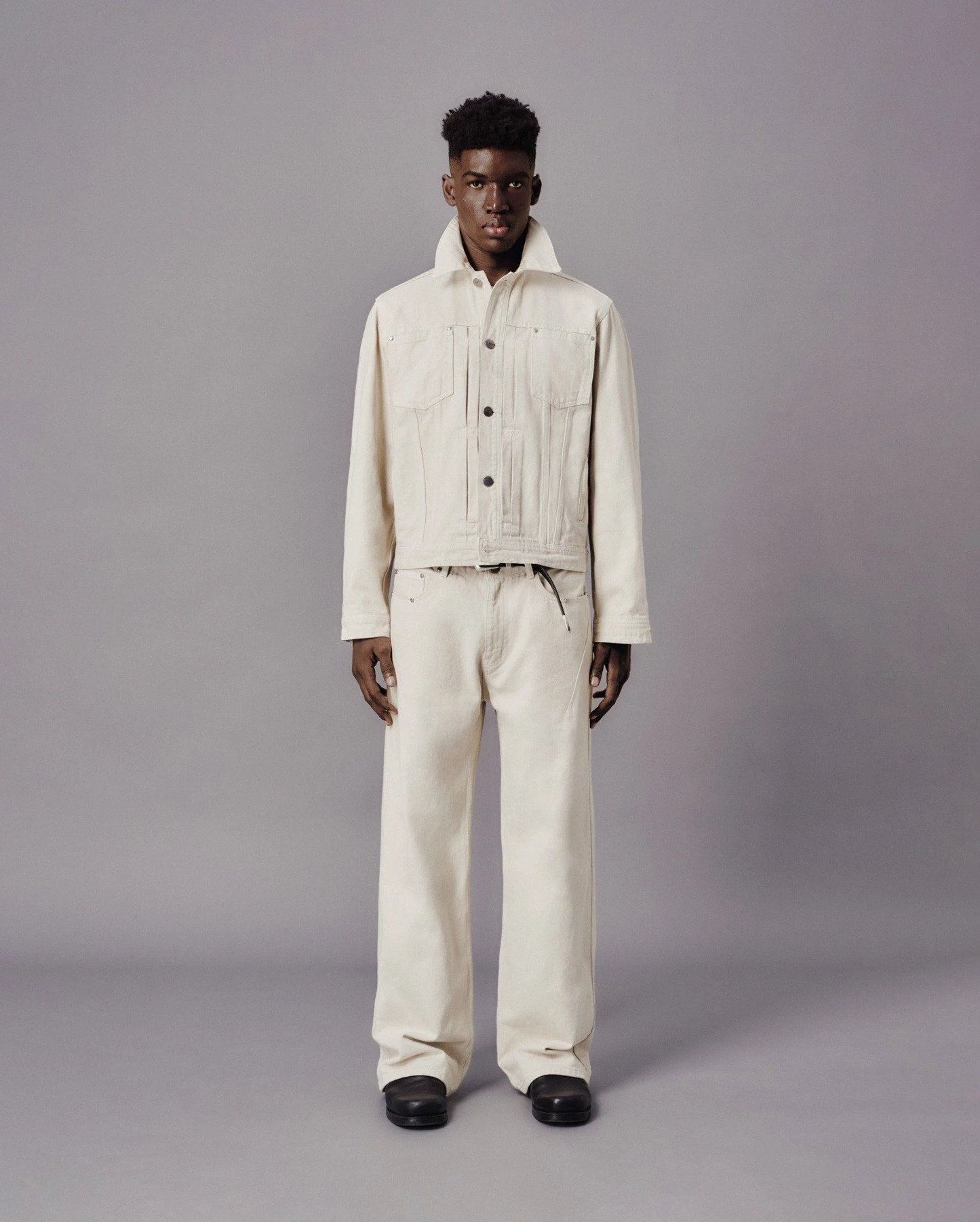 MAVERIK LOOSE DENIM PANT (CREAM)