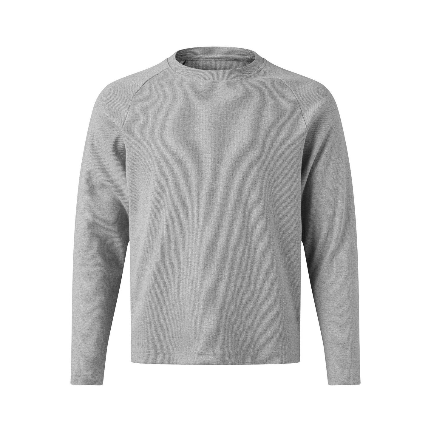 MAVERIK RIBBED LONG SLEEVEE T-SHIRT (GRAY)