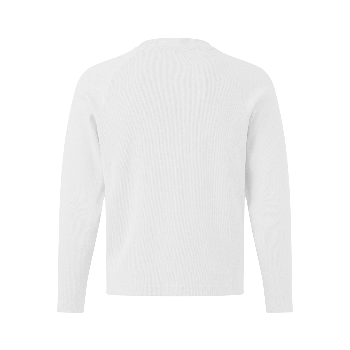 MAVERIK RIBBED LONG SLEEVEE T-SHIRT (WHITE)