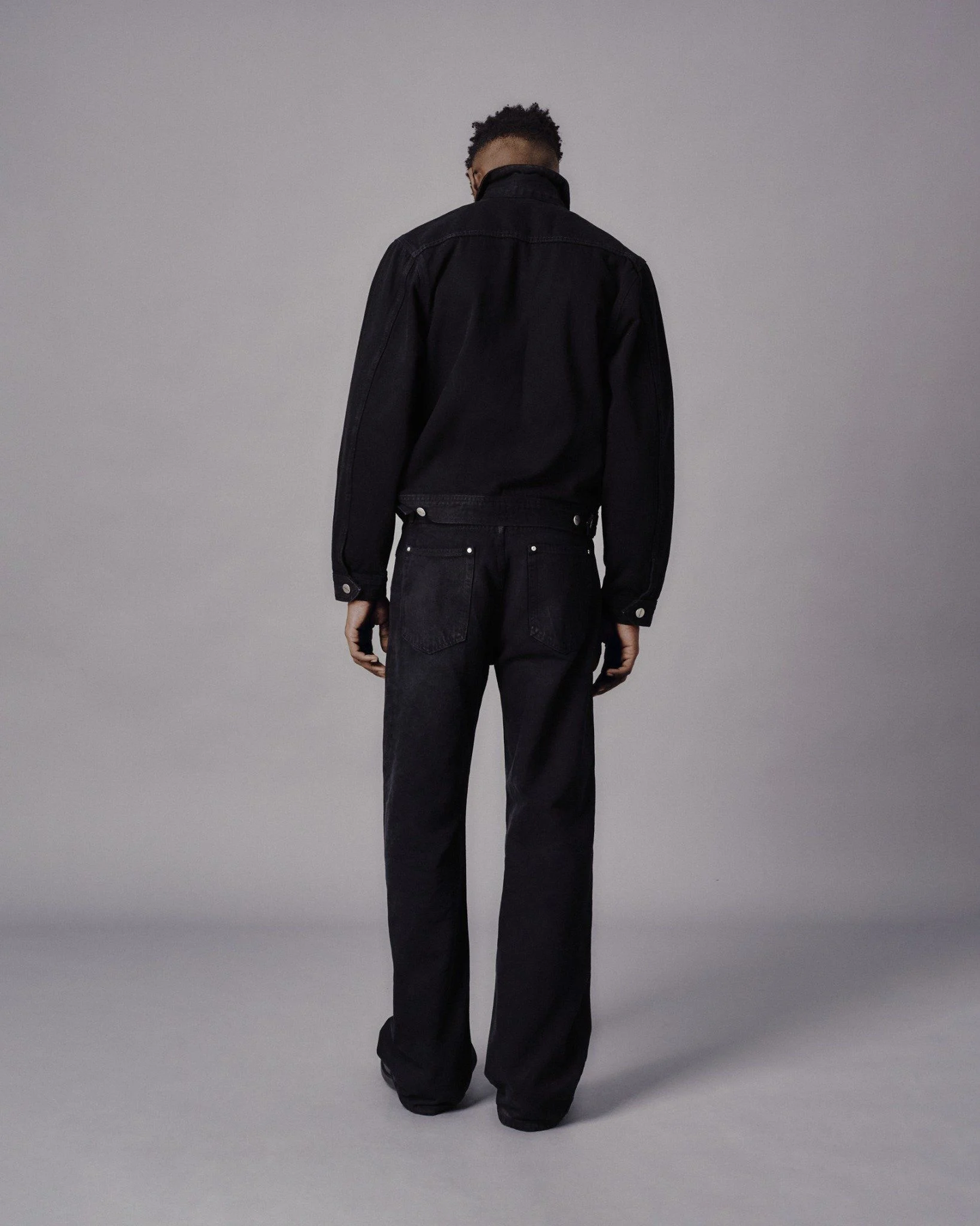 MAVERIK LOOSE DENIM PANT ( BLACK )
