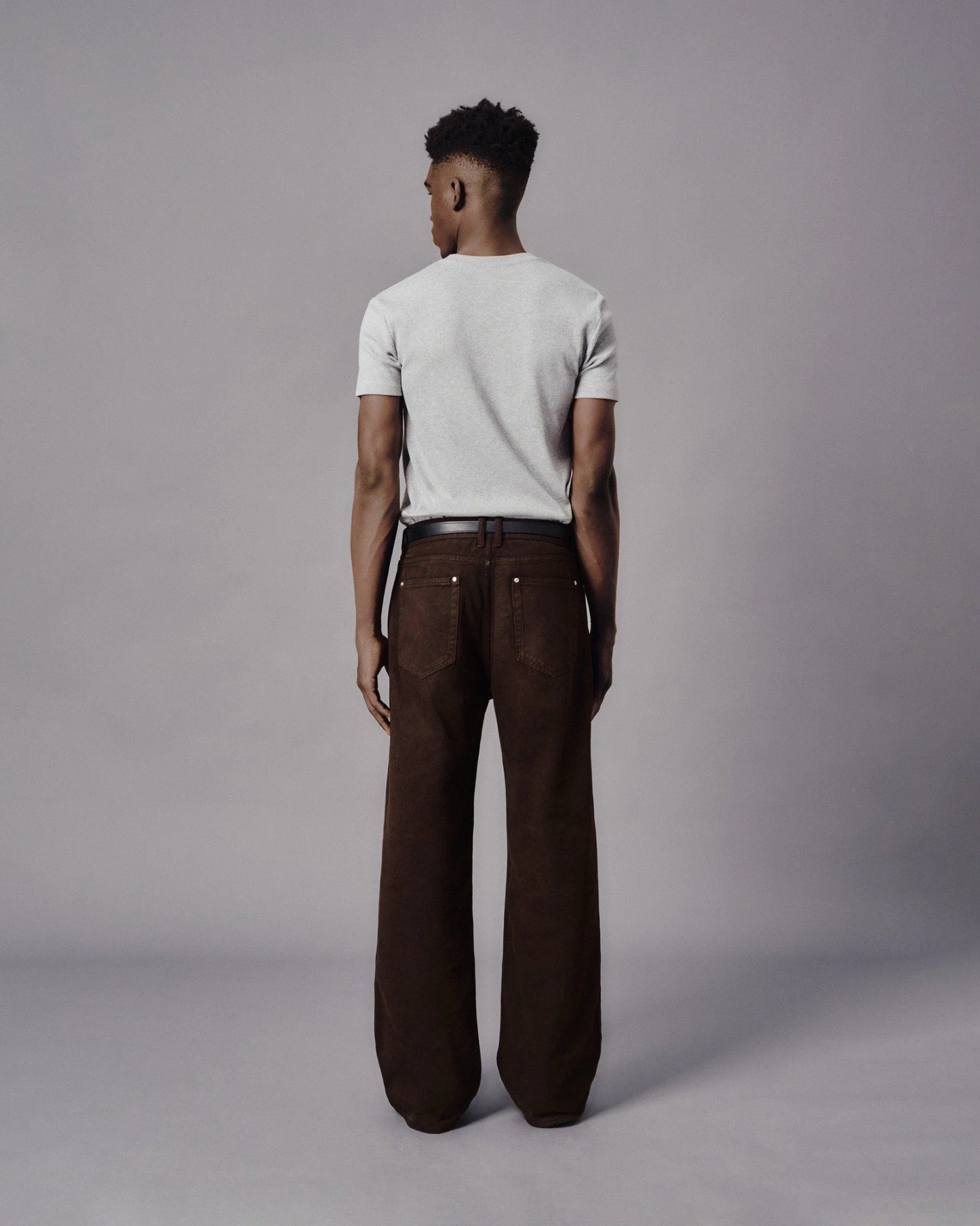 MAVERIK LOOSE DENIM PANT ( CHOCO )