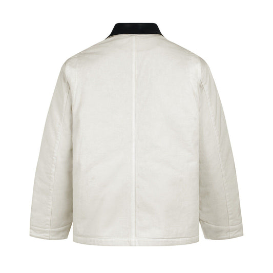 MAVERIK ALMV Denim Work Jacket ( White )