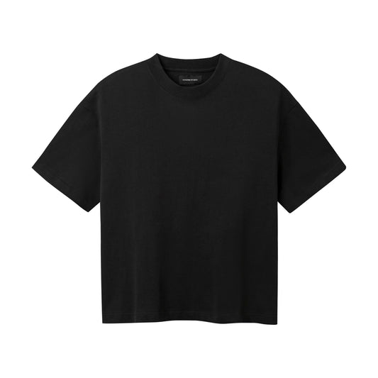 MAVERIK Blank Cotton T-Shirts ( Black )