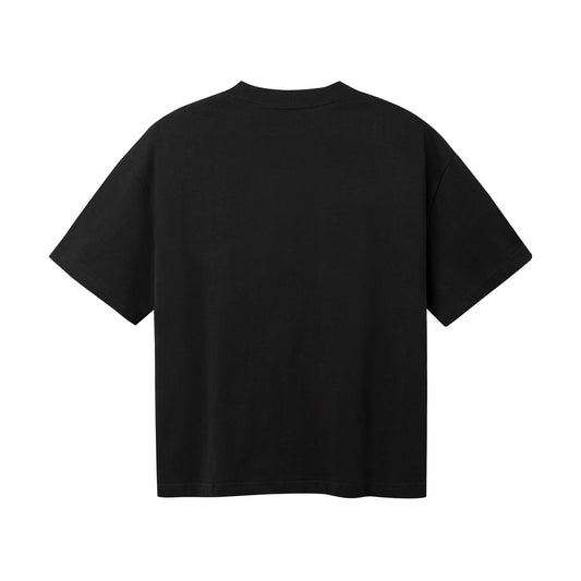 MAVERIK Blank Cotton T-Shirts ( Black )
