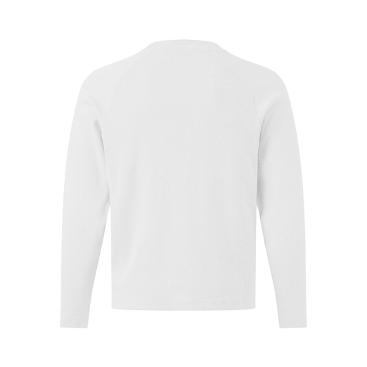 MAVERIK RIBBED LONG SLEEVEE T-SHIRT (WHITE)