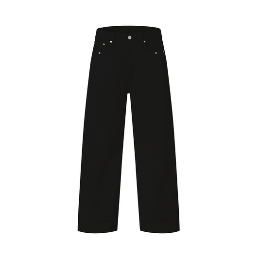 MAVERIK LOOSE DENIM PANT ( BLACK )