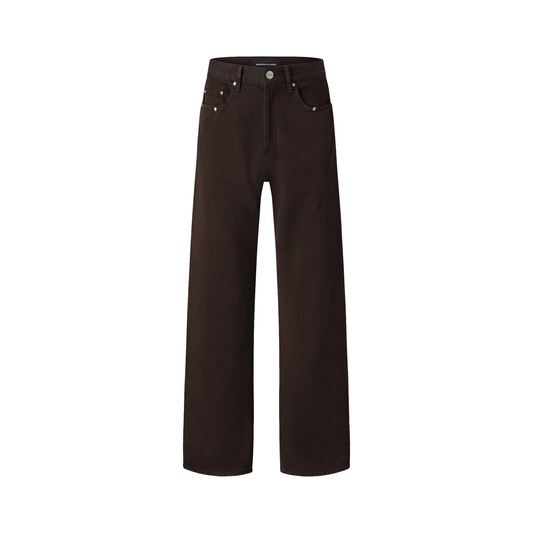 MAVERIK LOOSE DENIM PANT ( CHOCO )