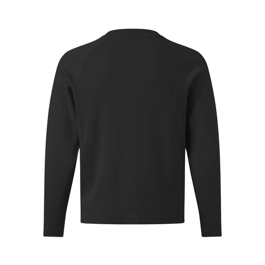 MAVERIK RIBBED LONG SLEEVEE T-SHIRT (BLACK)
